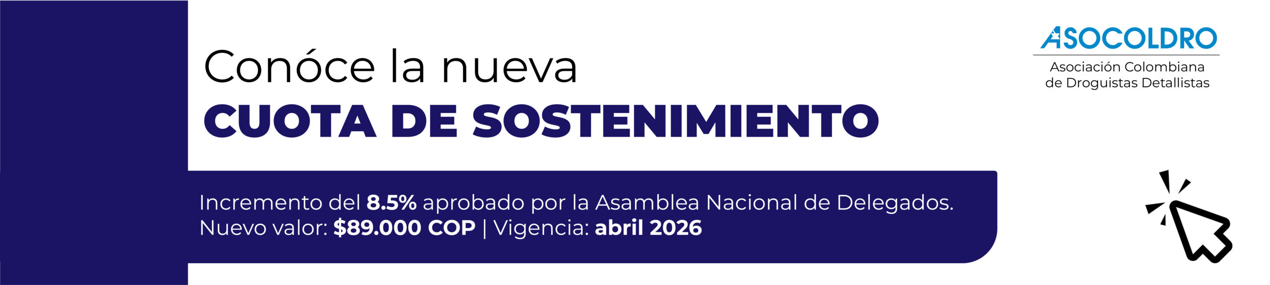 Banner cambio cuotas